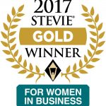 Stevie Gold Winner award for women in business